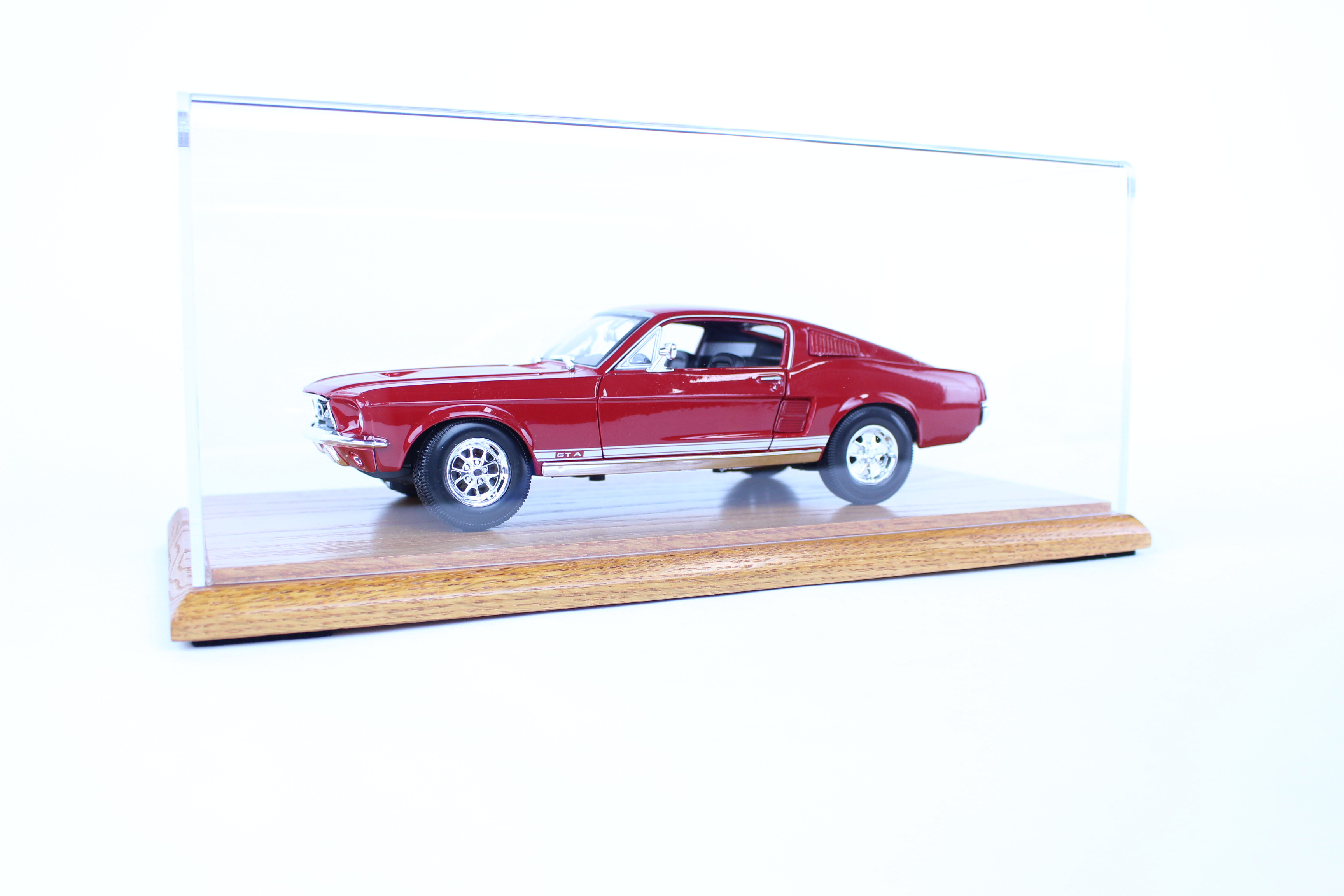 118 Diecast Car Display In Honey Oak with regard to size 3456 X 2304
