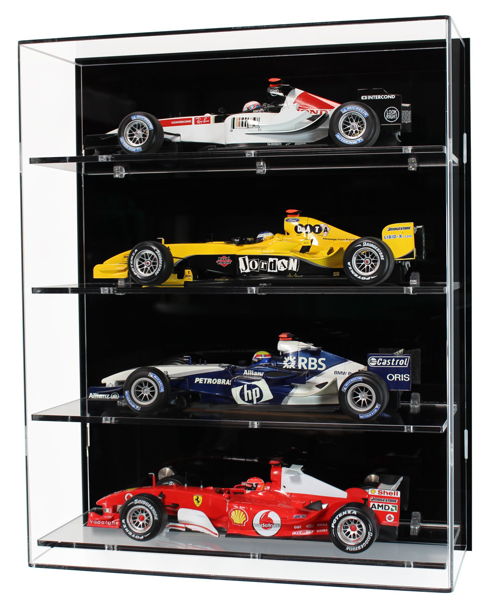 118 Scale Model F1 Car Display Cabinet With Four Shelves with dimensions 992 X 1200