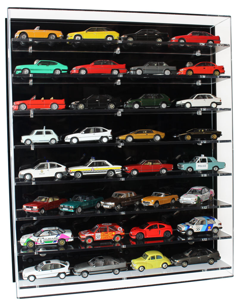 143 Scale Model Car Display Cabinet With Eight Shelves with regard to measurements 800 X 1024