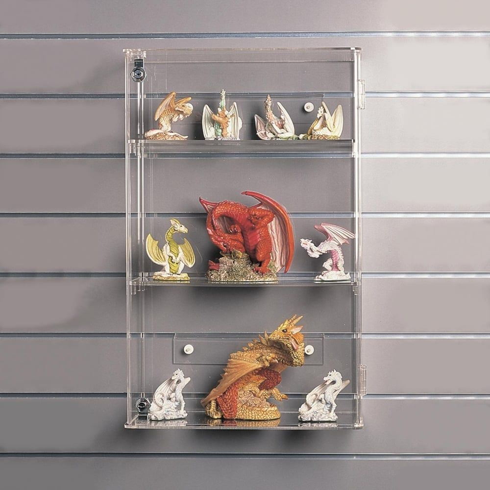 59cm Display Case Lockable Wall Acrylic Show Case Display Case inside size 1000 X 1000