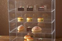 Acrylic Bakery Pastry Display Case Stand Cabinet Cake Donut Cupcakes inside proportions 940 X 940