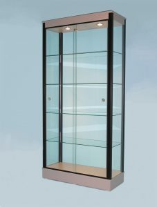 Aluminum Glass Display Cabinet Edgarpoe intended for proportions 1572 X 2074