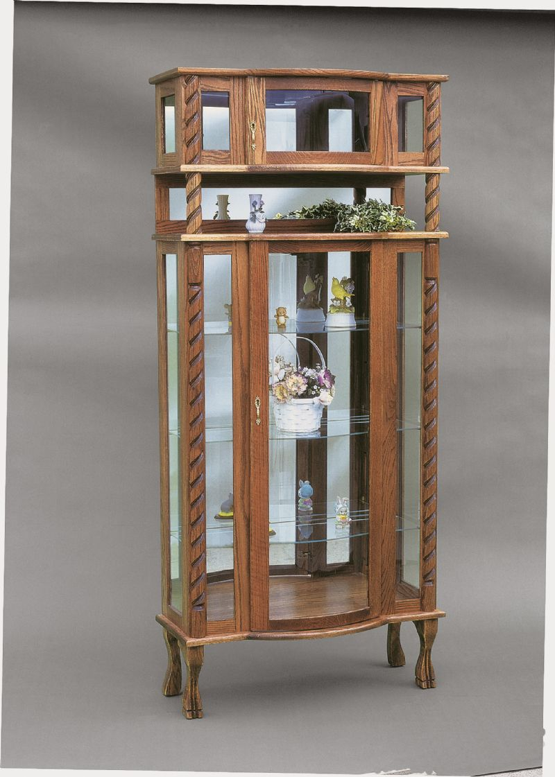 Amish Furniture Curio Cabinets And Display Cases From Dutchcrafters in sizing 800 X 1121