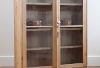 Antique Pine Display Cabinet With Glass Doors Gorgeous And for sizing 3517 X 5274