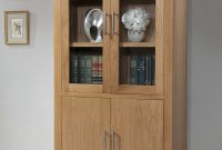 Aylesbury Contemporary Light Oak Display Cabinet Oak Furniture Uk pertaining to measurements 1100 X 1465