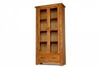 Barham Oak Glazed Display Cabinet Quercus Living intended for size 2500 X 1103