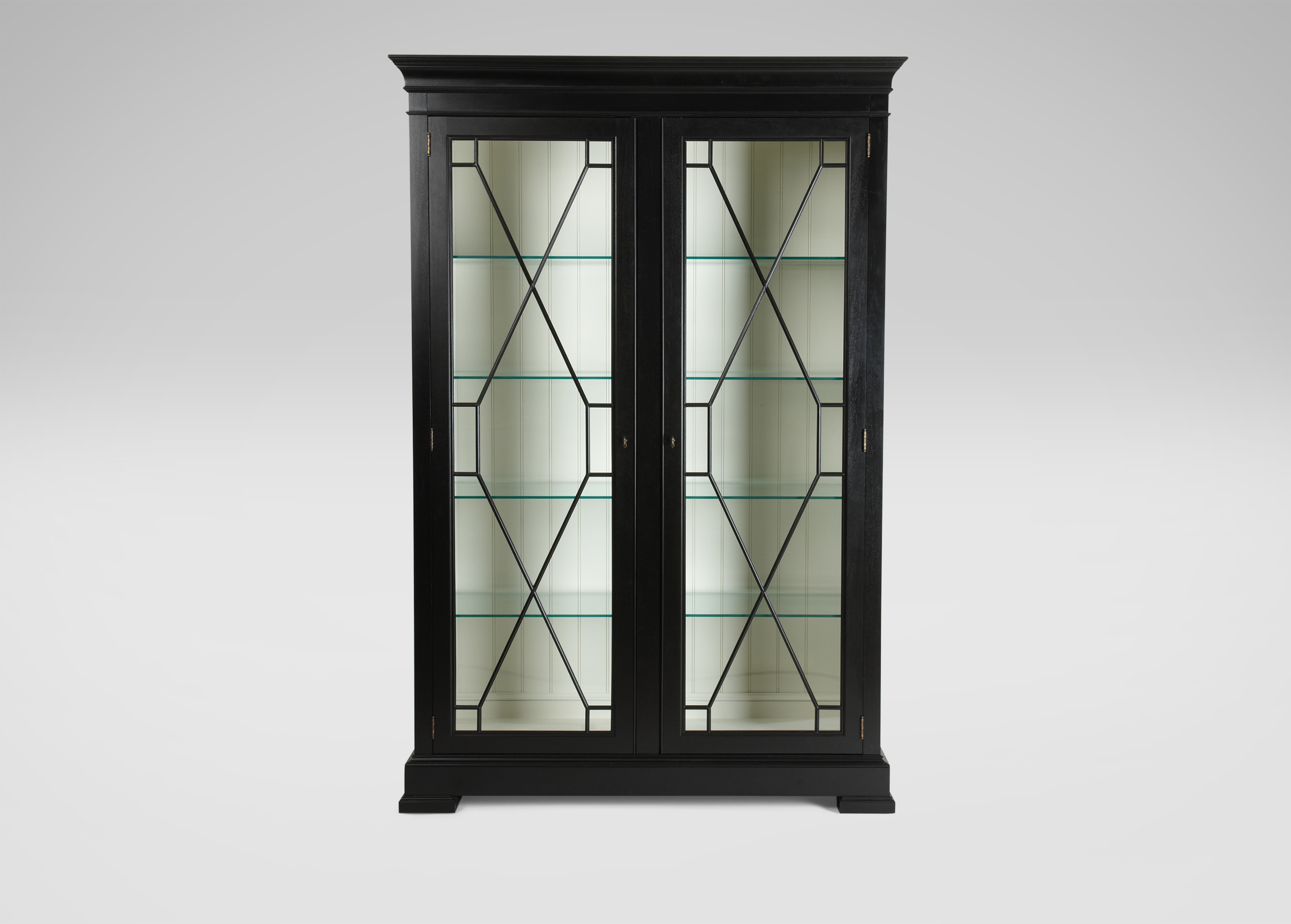 Birkhouse Display Cabinet Cabinets Chests Ethan Allen inside measurements 2430 X 1740