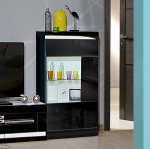 Black Gloss Display Cabinets 12 With Black Gloss Display Cabinets regarding measurements 900 X 893