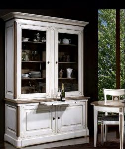 Bookcases French Country Style Elegance Buffet Display Cabinet with regard to measurements 822 X 980