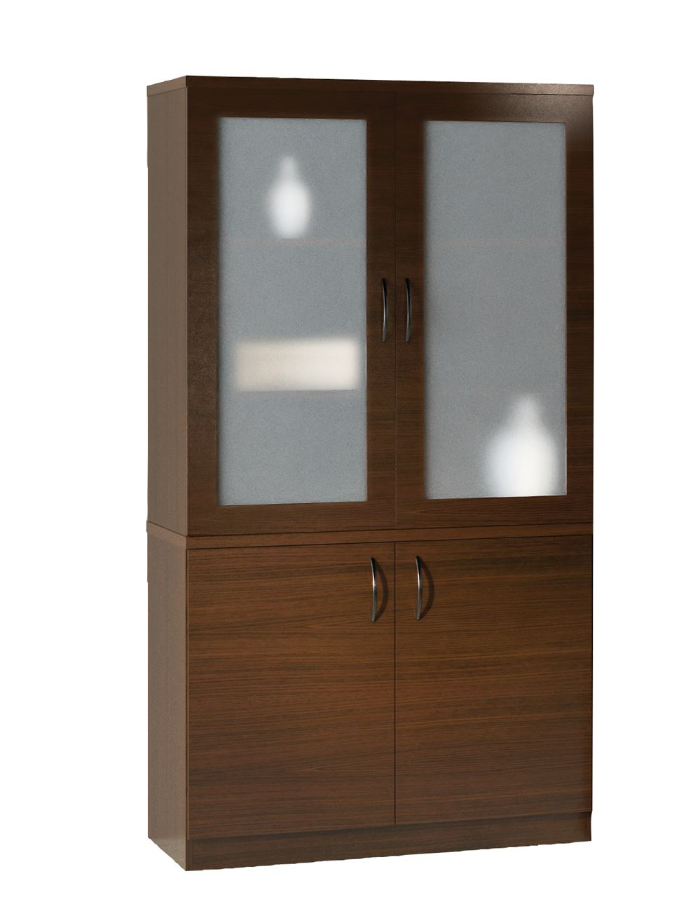 Brisbain Collection Frosted Glass Display Cabinet 36w X 20d X 39 pertaining to proportions 969 X 1280