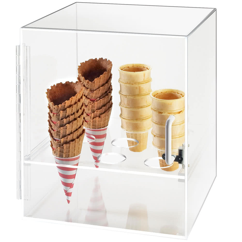 Cal Mil 386 Nine Cone Ice Cream Cone Holder Cabinet with regard to proportions 1000 X 1000
