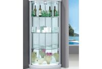 Corner Display Cabinet With 2 Glass Doors Lights Sunny Furniture regarding sizing 2000 X 1500