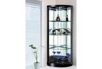 Corner Display Cabinet With 2 Glass Doors Lights Sunny Furniture throughout size 2000 X 1500