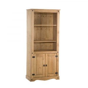 Corona Tall Display Cabinet Bookcase Tj Hughes in sizing 1000 X 1000