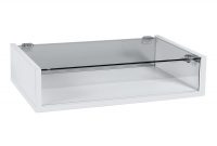 Counter Top Display Case With Lockable Glass Top 390 D X 590 W X in measurements 1250 X 1250