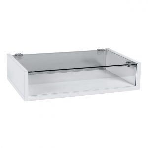 Counter Top Display Case With Lockable Glass Top 390 D X 590 W X in measurements 1250 X 1250