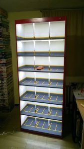 Creative Model Car Display Cabinet Looks Like Lighted Parking Garage throughout measurements 1152 X 2048