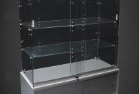 Deluxe Frameless Display Cabinet With Storage Shopfittings Direct intended for dimensions 800 X 1000