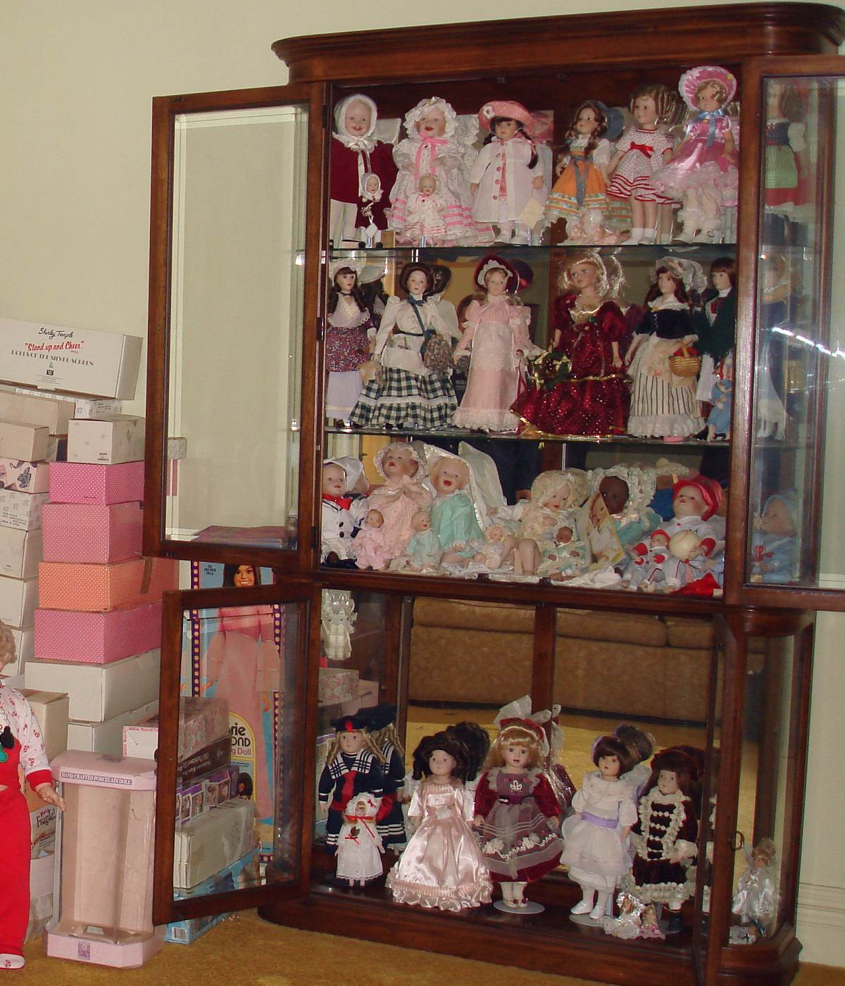 Display Cabinet For Dolls Seeshiningstars inside size 1200 X 1400