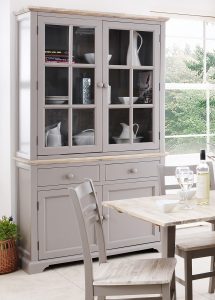 Florence Large Dresserkitchen Diningroom Glass Display Cabinet pertaining to sizing 1000 X 1393