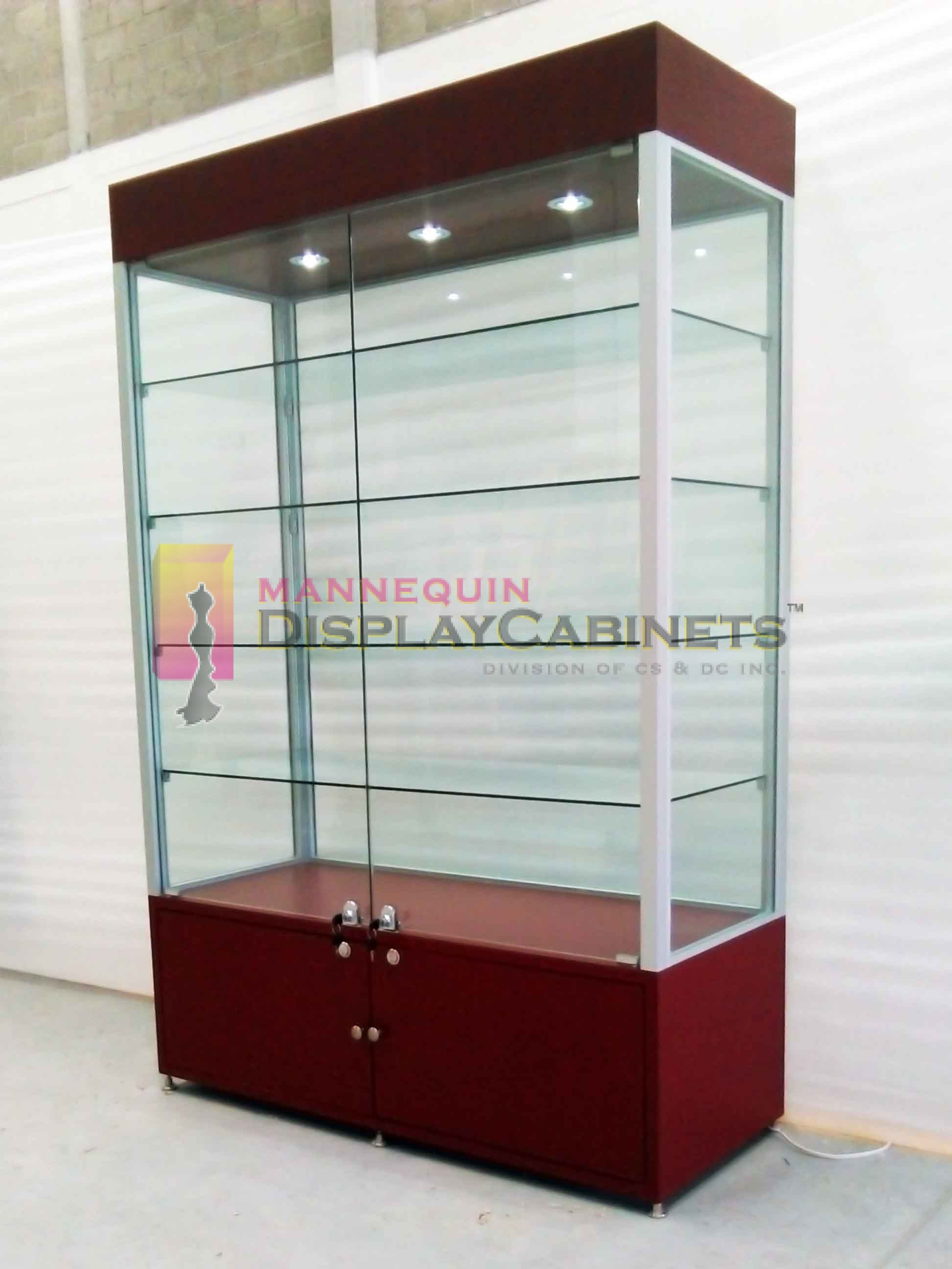 Free Standing Display Cabinets Mannequin Display Cabinets intended for measurements 1944 X 2592