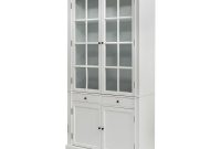 French Provincial Hamptons 2 Glass Door Display Cabinet Bookcase In for dimensions 1200 X 1200
