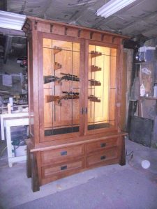 Hand Made Horizontal Display Civil War Gun Cabinet Komala Studio inside sizing 900 X 1200