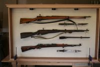 Hand Made Museum World War 2 Rifle Display Cabinet The Oakman throughout proportions 2496 X 1664