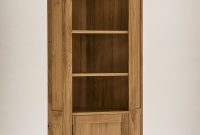 Hereford Rustic Oak Corner Display Cabinet Display Cabinets regarding dimensions 944 X 1500
