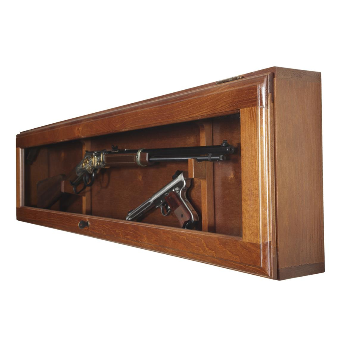 Horizontal Gun Display Case American Furniture Classics 654915 with measurements 1155 X 1155