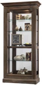 Howard Miller Caden Ii 680 608 Rustic Finish Curio Cabinet regarding proportions 700 X 1402