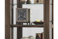 Howard Miller Caden Ii 680 608 Rustic Finish Curio Cabinet regarding proportions 700 X 1402