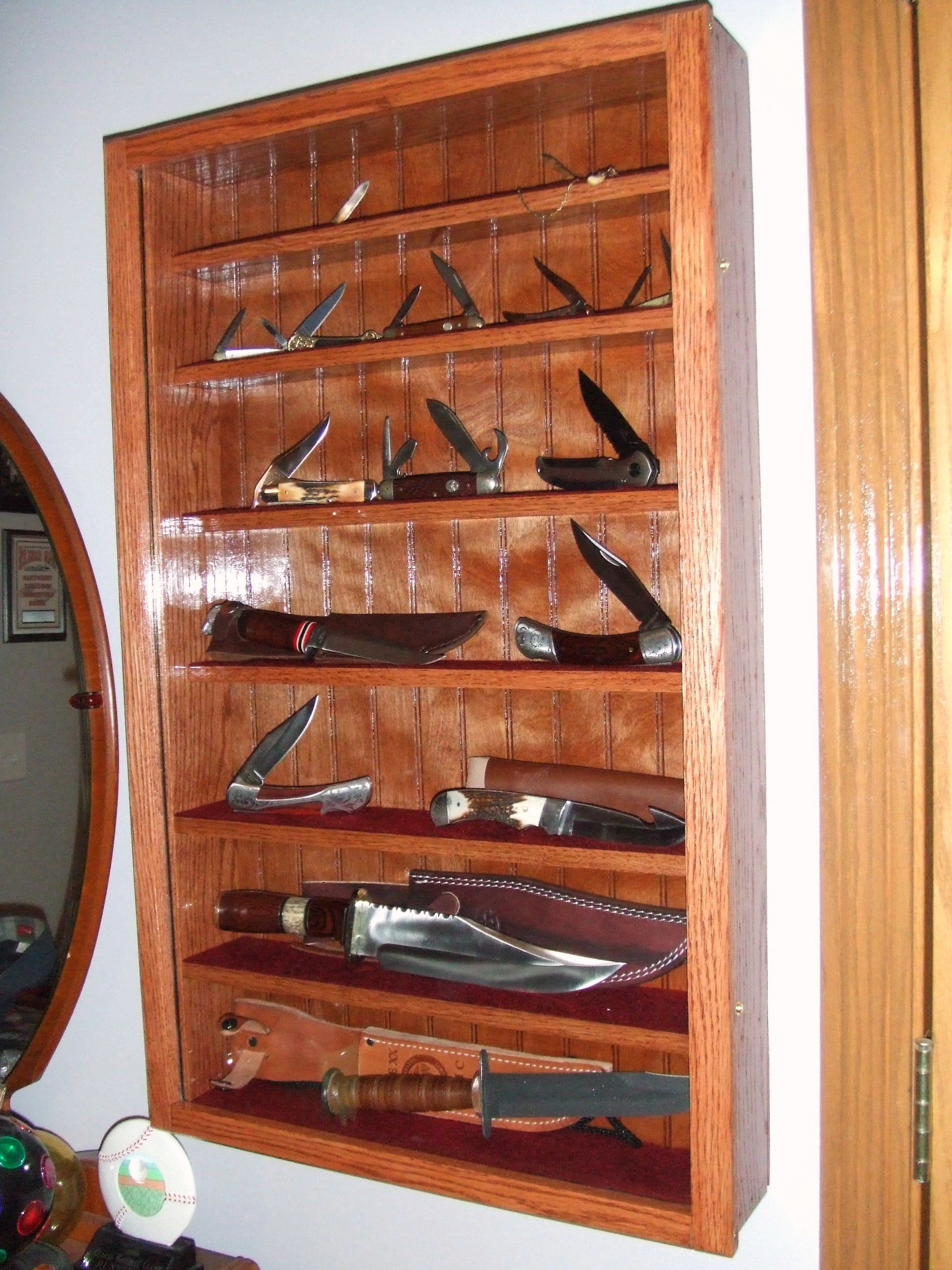 Knife Display Cabinet Edgarpoe regarding measurements 1944 X 2592