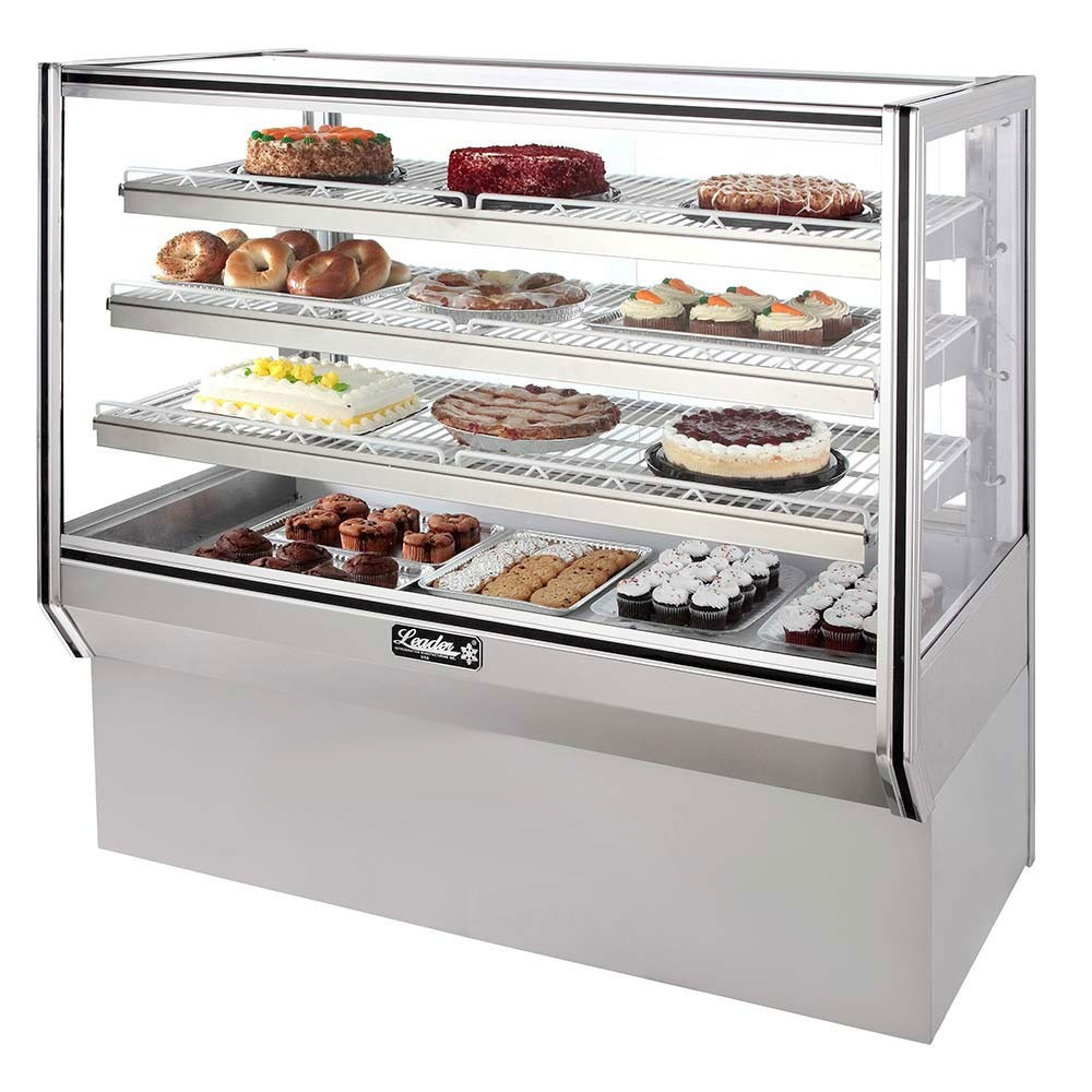 Leader Hbk48 48 Refrigerated Bakery Display Case Kitchenall New York intended for dimensions 1000 X 1000