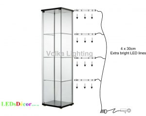 Led Lights For Glass Display Cabinets Volka Lighting Pty Ltd with size 1024 X 808