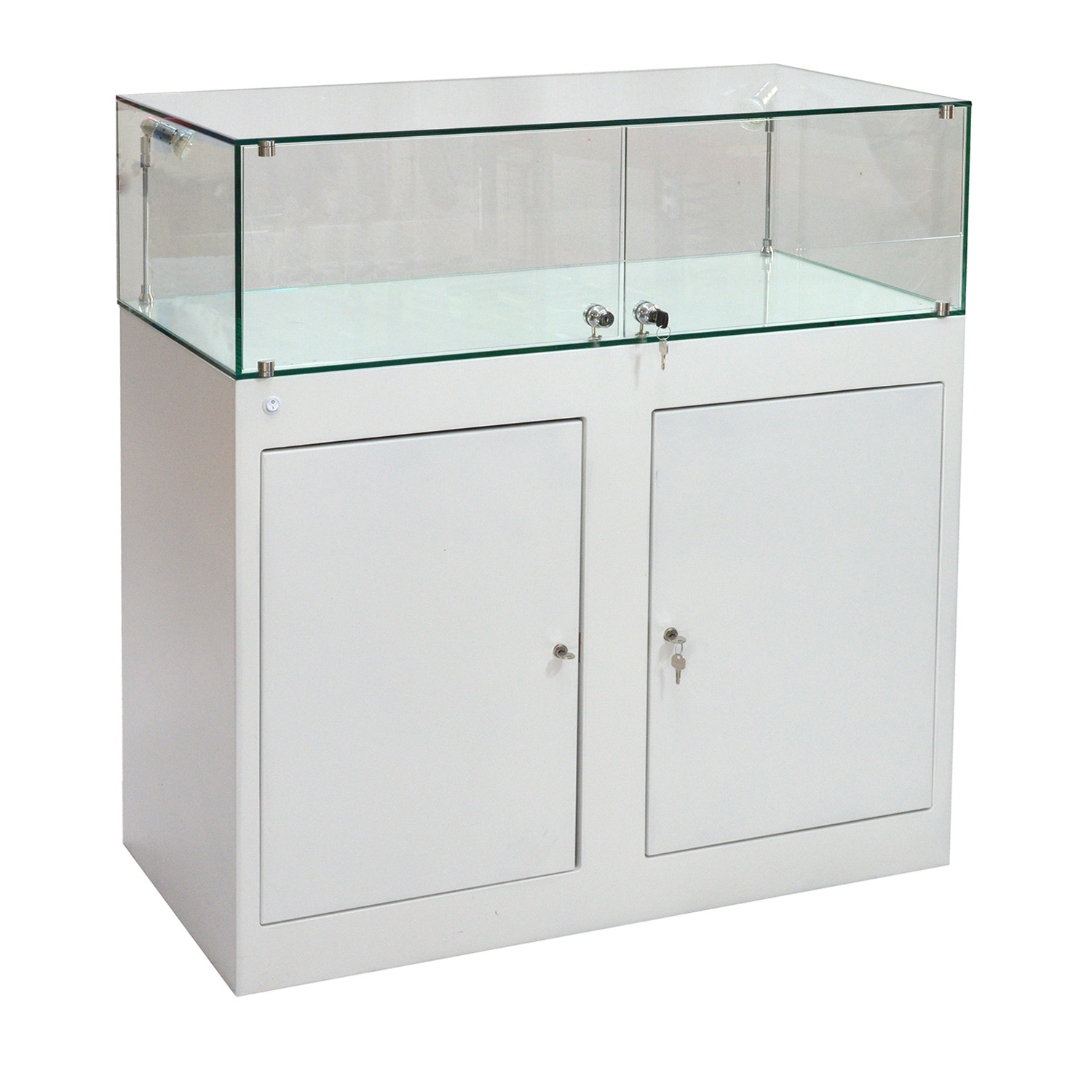 Lockable Gl Display Case Cabinet