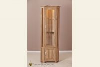 Milano Corner Oak Display Cabinet At Fortune Woods throughout dimensions 2000 X 1334