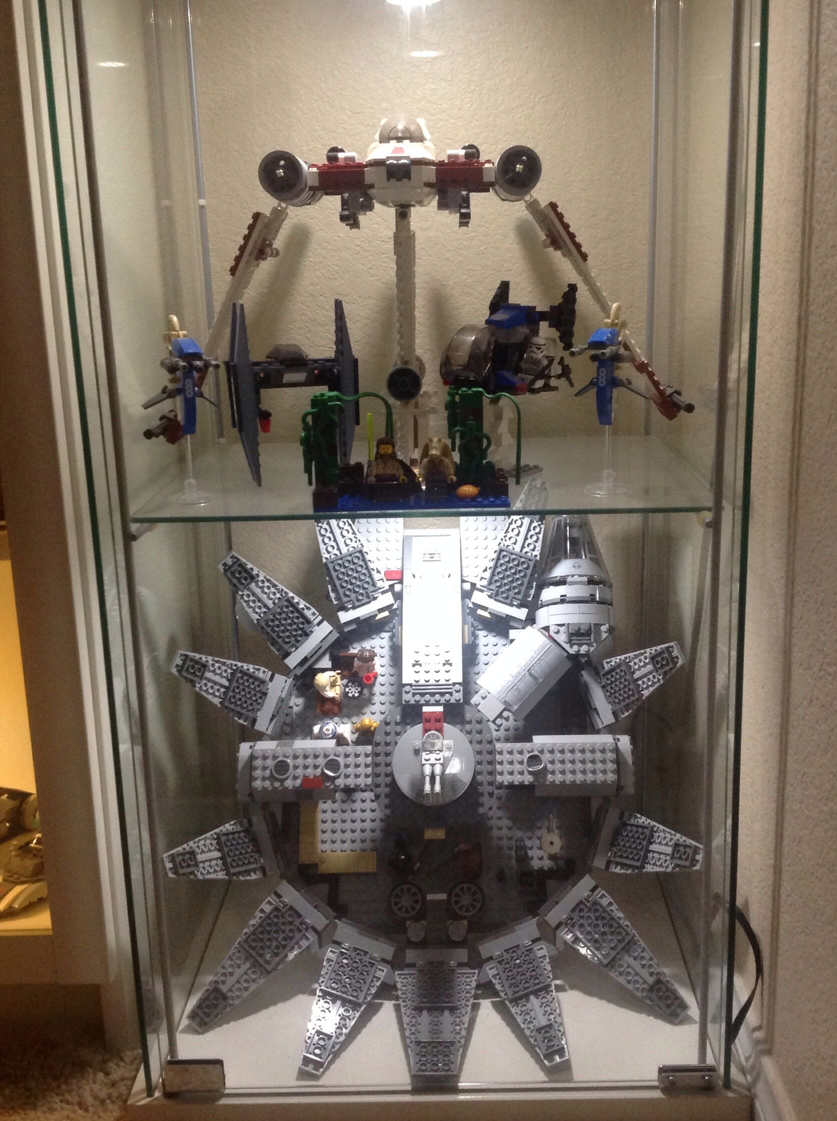 My Lego Star Wars Collection In Display Case Lego Star Wars in sizing 1674 X 2242