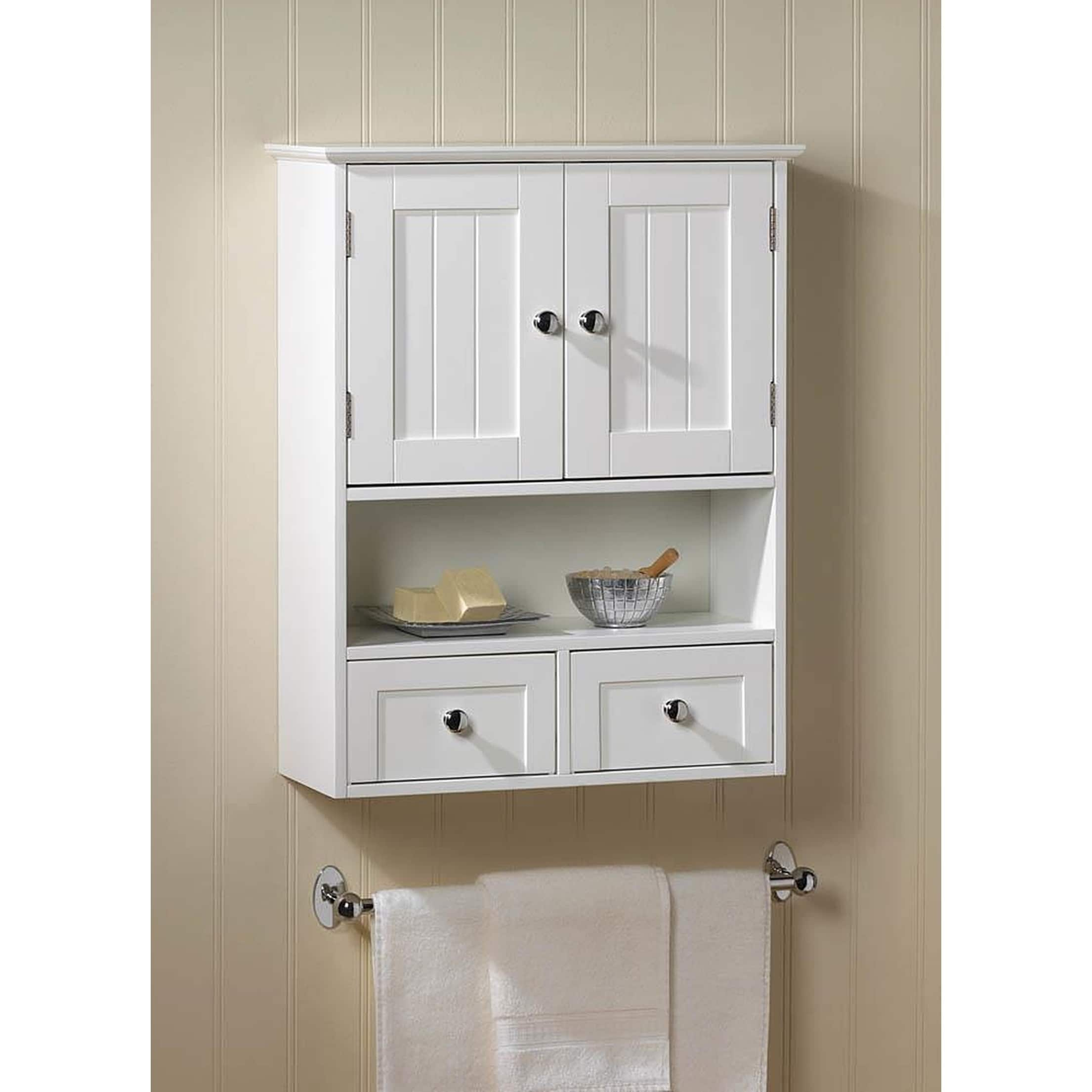 Olympia White Wall Mounted Display Cabinet Free Shipping Today throughout size 2210 X 2210
