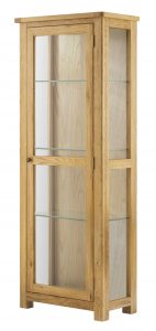 Portman Glass Display Cabinet In Oak Oak Furniture From House Of Oak within sizing 1793 X 3777