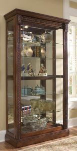 Pulaski Curio Cabinet 20485 Two Way Sldg Door Curio 20485 within dimensions 2000 X 3925