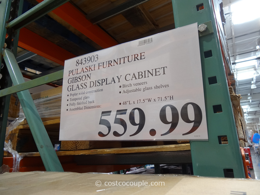 Pulaski Furniture Gibson Glass Display Cabinet Costco 1 with regard to measurements 1024 X 768