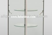 Rotating Glass Display Cabinet 59 With Rotating Glass Display with regard to measurements 1351 X 3040