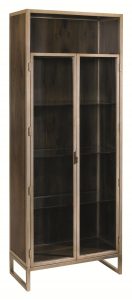 Schnadig Modern Artisan Vision Airy Display Cabinet Stoney Creek regarding dimensions 924 X 2095