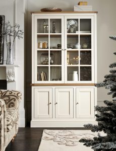 Shaftesbury Painted Glazed Display Unit From Next Muebles with regard to proportions 1800 X 2345