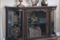 Short Curio Display Cabinet Edgarpoe regarding sizing 1214 X 1303