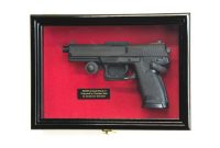 Single Pistol Handgun Display Case Wall Mount Cabinet regarding sizing 1000 X 801