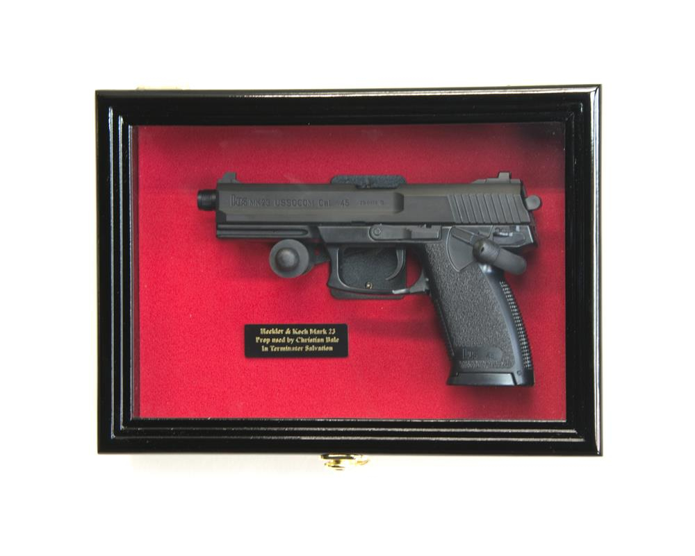 Single Pistol Handgun Display Case Wall Mount Cabinet regarding sizing 1000 X 801