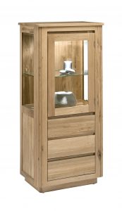 Small Oak Display Cabinet Edgarpoe regarding proportions 1500 X 2596