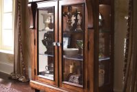 Small Square Wood Freestanding Display Cabinet With Glass Doors And in proportions 2511 X 2511